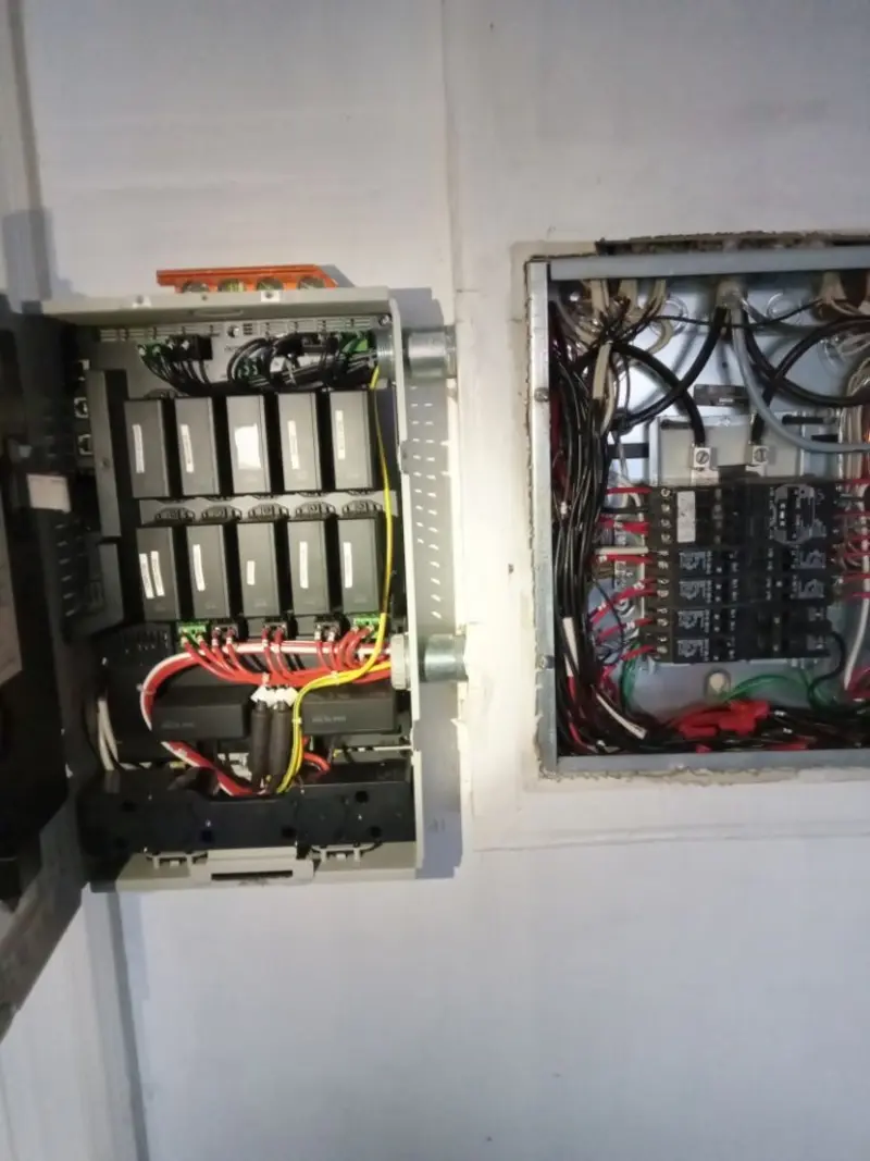 Electrical panel upgrade completed for Commercial Electrician Services in Wolfforth